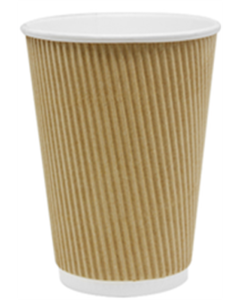 Ripple Kraft Take-away cups 16oz 100un