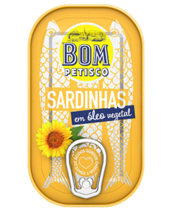 Bom Petisco Sardines in Vegetable Oil 120g