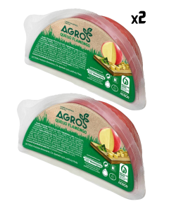 Agros Edam (flamengo) cheese quarter 350g x 2