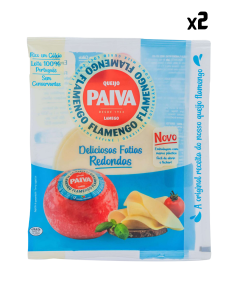 Paiva Cheese Flamengo Round Slices 2x180g