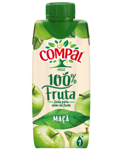 Compal 100% Apple Tetra Pack 300ml