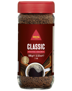 Delta Instant Coffee 100g in jar