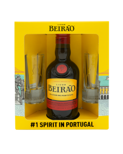 Licor Beirao Set 200ml + Shot Glasses