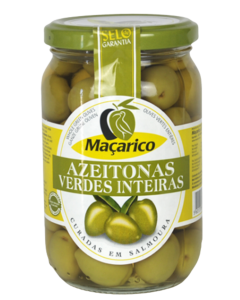 Macarico Green Olives in Jar 210g