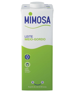 Mimosa Milk Semi-Skimmed 1L