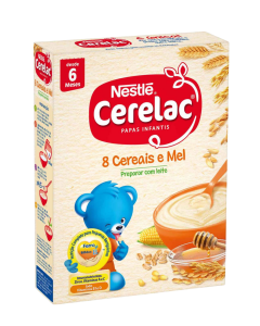 Cerelac 8 Cereals & Honey (Cereais & Mel) 250g