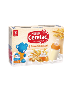 Cerelac 6 Cereals & Honey Drink (Bebida Cereais e Mel) 2x200ml