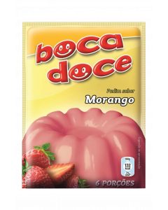 Boca Doce Strawberry Pudding (Pudim de Morango) 22g