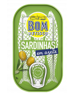 Bom Petisco Sardines in Olive Oil 120g