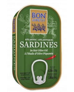 Bon Appetit Sardines in Spicy Olive Oil 120g