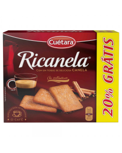 Cuetara Ricanela Cinnamon Biscuits 341g + 20% FREE