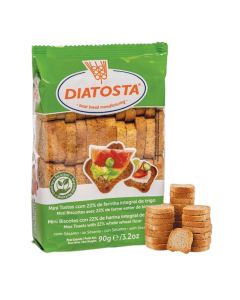 Diatosta Mini Grill Whole Wheat (Integral) Small Packets 90g