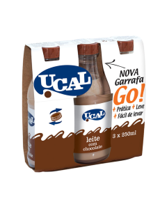 Ucal Chocolate Milk PET 3x250ml