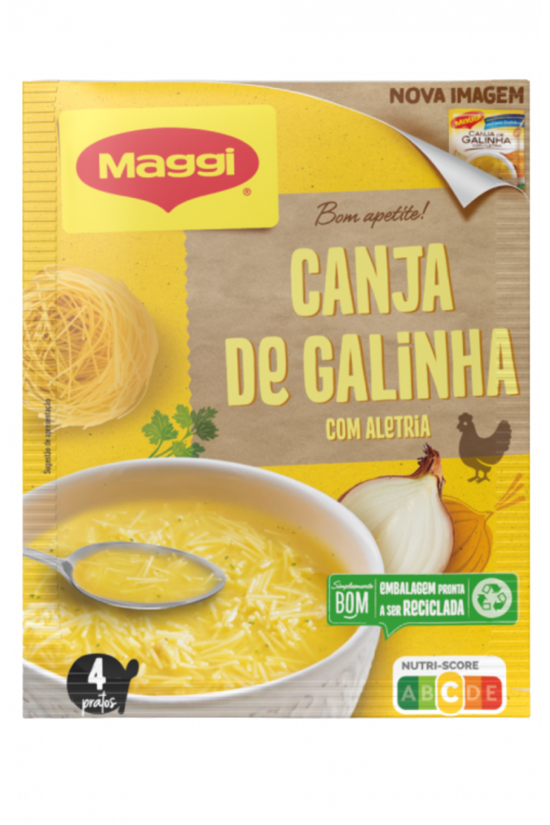 Maggi Chicken Soup w/Cappellini (Canja Aletria) 82g